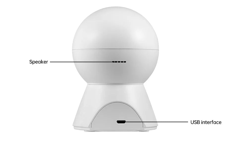 Caméra intérieure intelligente pour animaux — Wi-Fi 4K HD