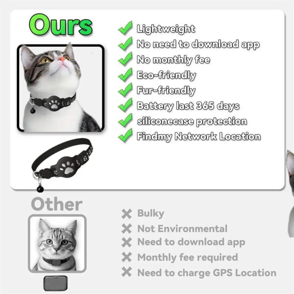 Collier GPS intelligent — Localisation en temps réel pour chat & chien