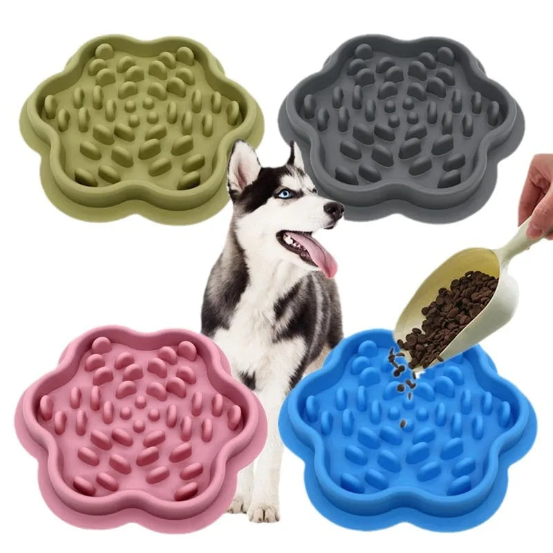 Bol anti-glouton pour chien & chat — Tapis silicone antidérapant