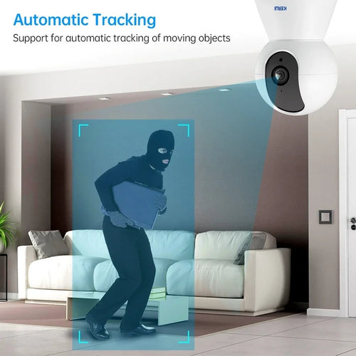 Caméra intérieure intelligente pour animaux — Wi-Fi 4K HD