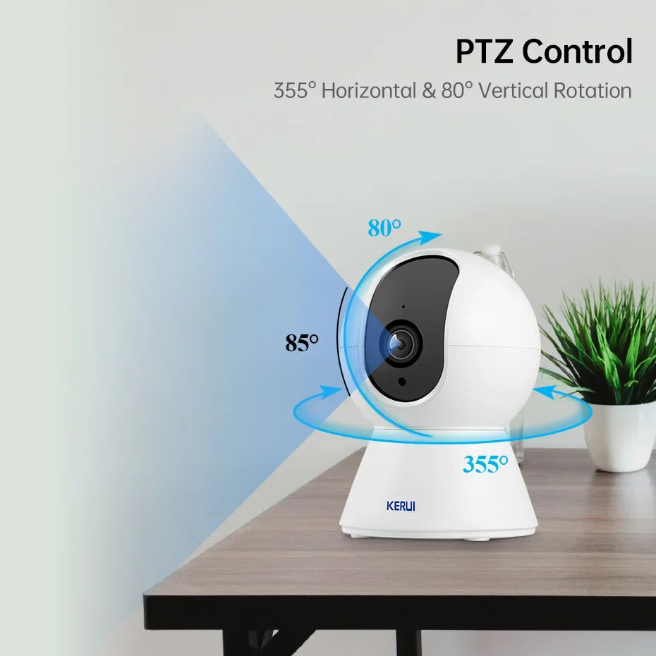 Caméra intérieure intelligente pour animaux — Wi-Fi 4K HD
