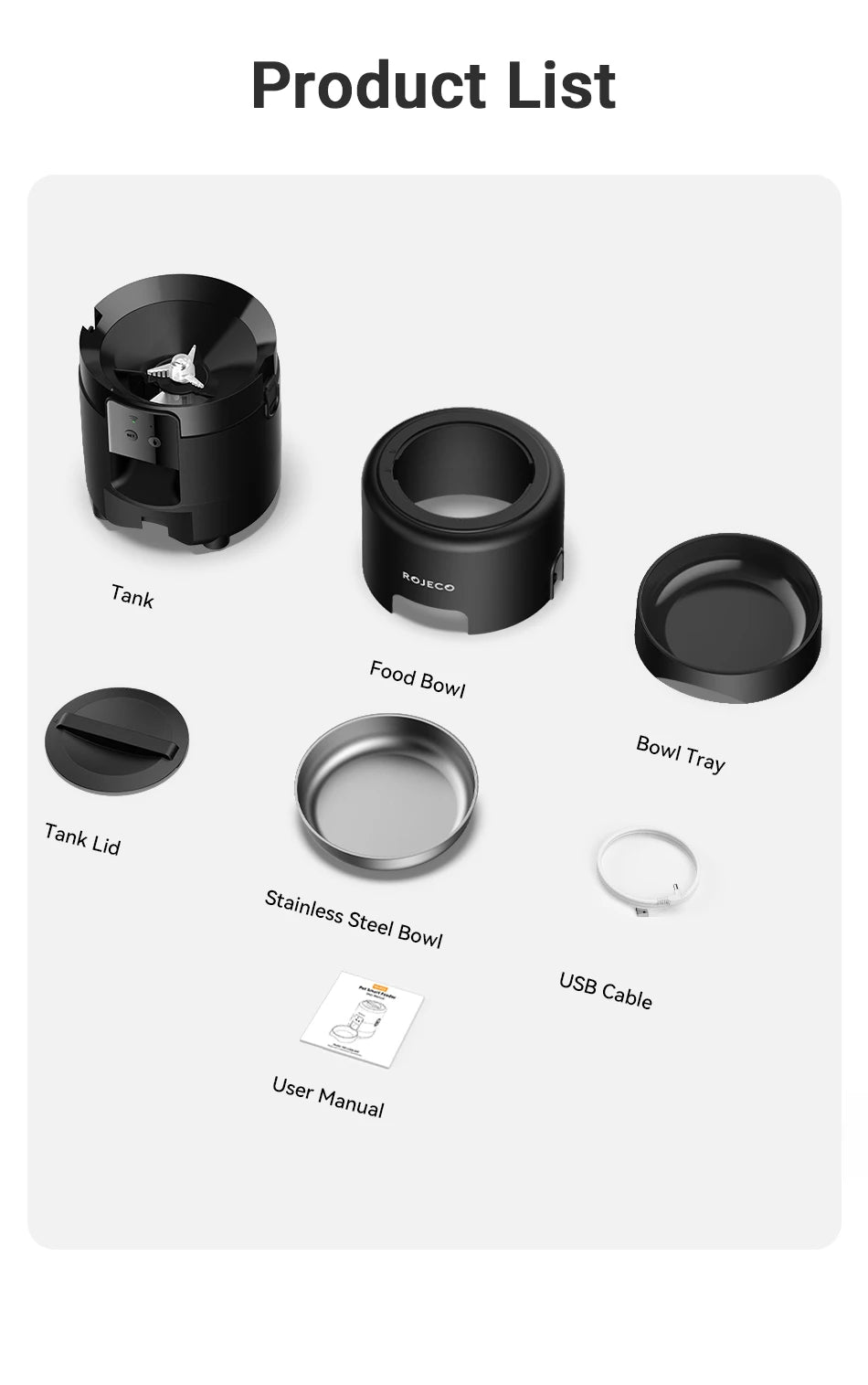 Distributeur automatique de croquettes 2L — Programmable Wi-Fi