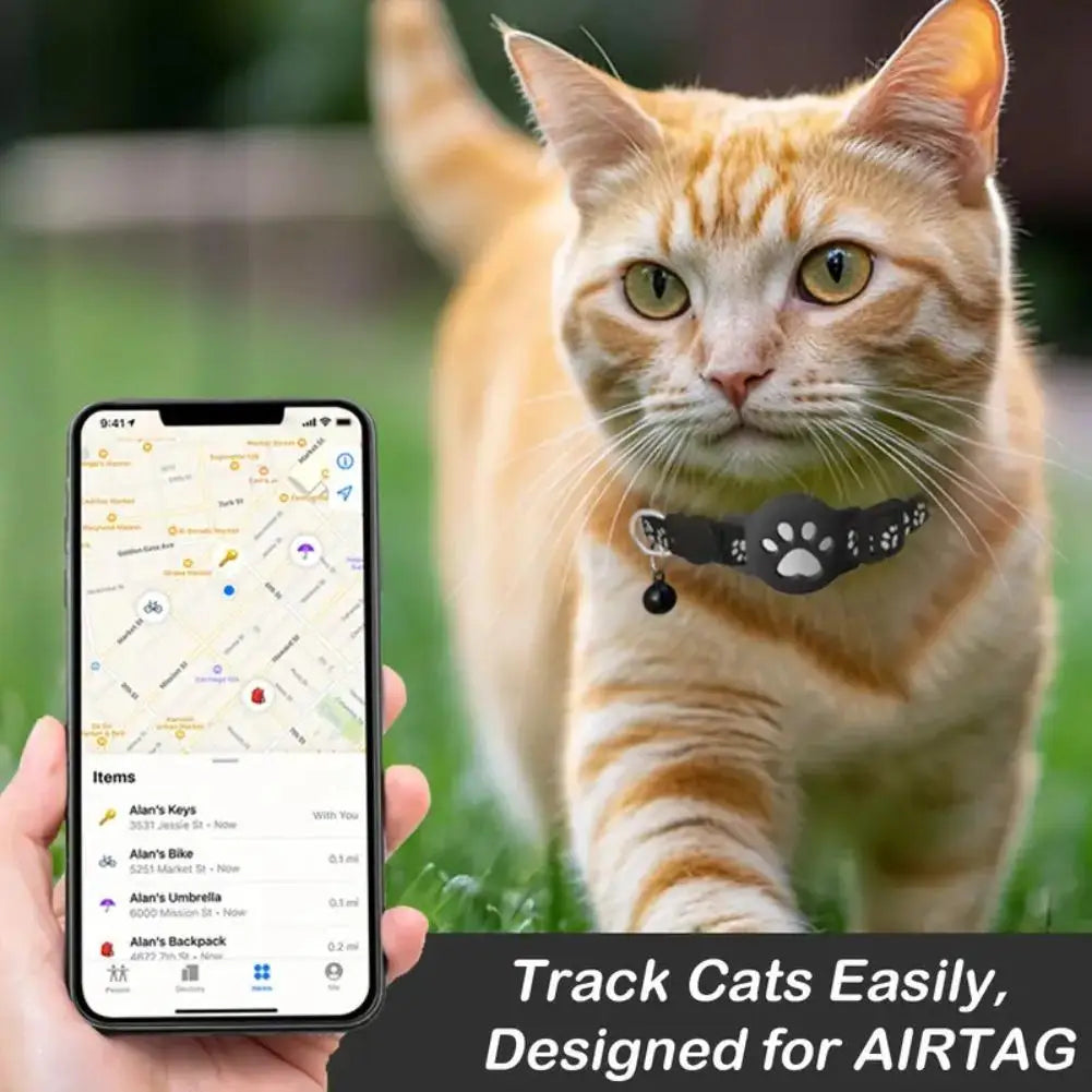 Collier GPS intelligent — Localisation en temps réel pour chat & chien