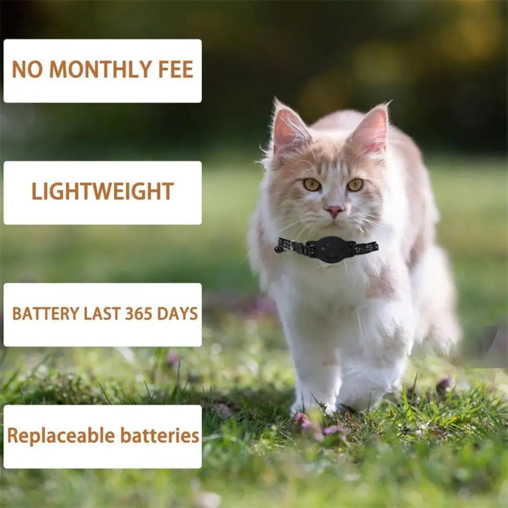 Collier GPS intelligent — Localisation en temps réel pour chat & chien