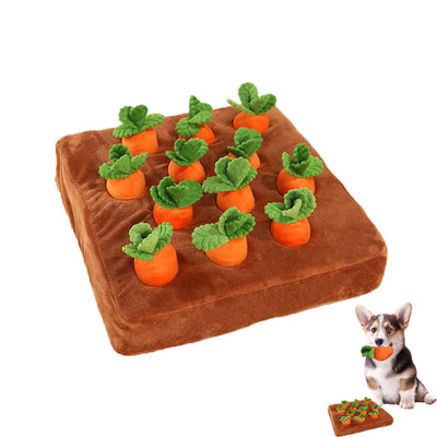 Carrot snuffle mat